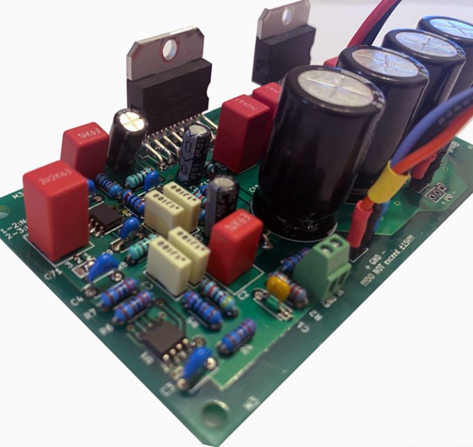 Ultra-low distortion audiophile amplifier kit based on TDA7293