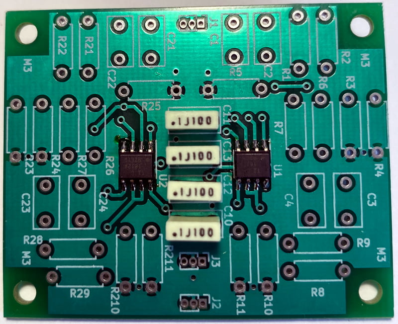 Ultra-low distortion and noise active filter v1